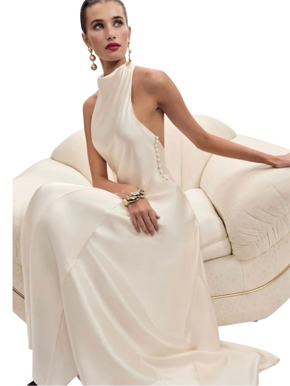 Reformation Roy Satin Dress Size 6